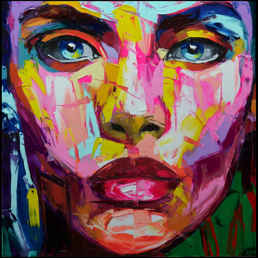 Francoise Nielly Portrait Palette Painting Expression Face142